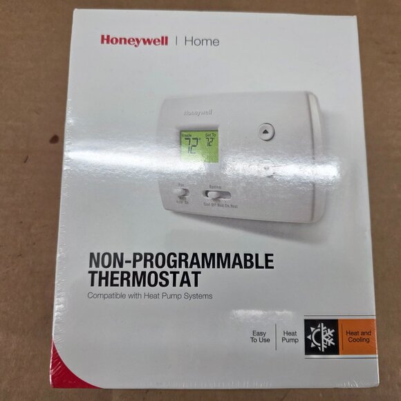 Honeywell Digital Non-programmable Thermostat for Heat PUMPS Rth 3100c - Picture 1 of 12